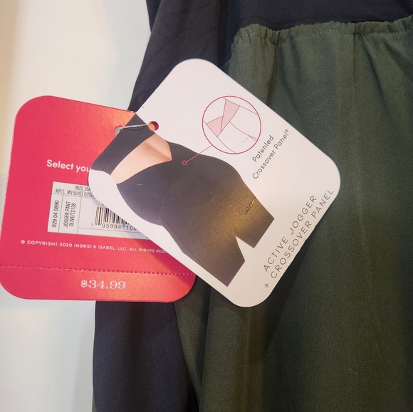 Maternity Active Jogger with Crossover Panel-Isabel Maternity - Picture 3 of 5